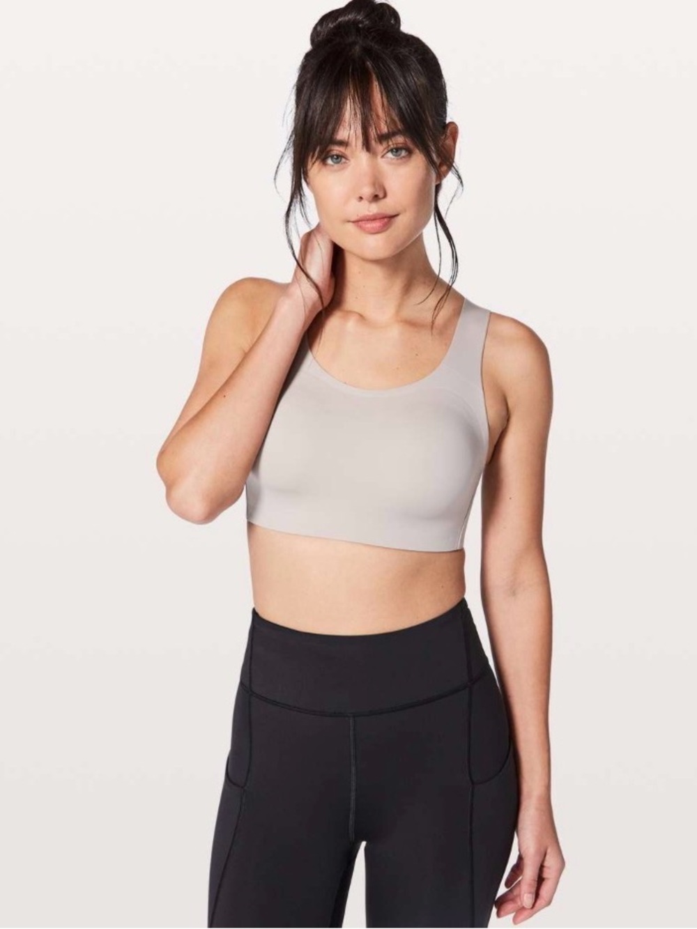 lululemon athletica Seamless Light enlite bra in barely beige